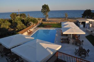 Blick aufs Meer - – Thirides Beach Resort, Mavrovouni