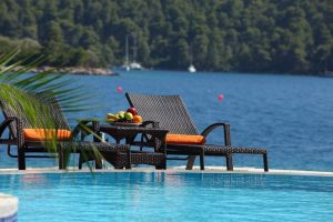 Blue Green Bay in Panormos auf Skopelos