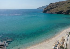 Bucht von Gialia Votsalo Seaside Andros