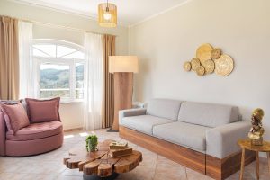 Deluxe-Apartment Wohnbereich - Penny Luxury Apartments Kokkari Samos