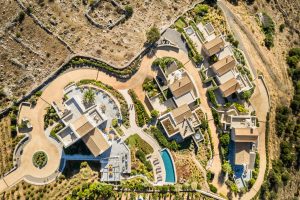 Die Anlage aus der Luft - Aria Estate Limeni