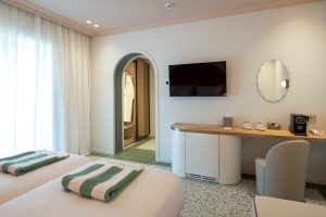 Dreibettzimmer mit Stadtblick, Villa Coo Kos-Stadt