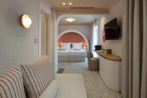 Dreibettzimmer mit Stadtblick, Villa Coo Kos-Stadt