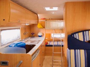 Elnagh Baron 37: Wohnraum - Wohnmobil Rethymnon Kreta
