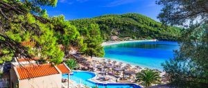 Flisvos Beachfront Apartments in Loutraki auf Skopelos