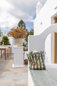 Hof im kykladischen Stil - Hotel Elena Mykonos