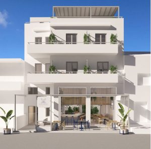 Hotel am Hafen von Livadi (Visualisierung) – Chill & Co. Serifos, Livadi
