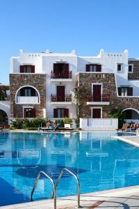 Hotelanlage im Kykladenstil – Agios Georgios, Naxos
