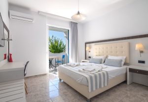 Studio Schlafbereich - Mythos Studios Apartments Damnoni