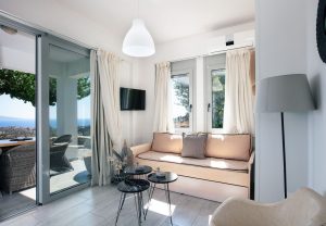 Villa Vrahos Wohnbereich - Evgoro Villas Agia Galini