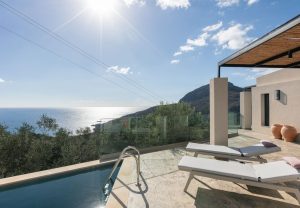Villa 1 Pool mit Meerblick - Metatulia Villas Souda Plakias
