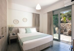 Villa Ouranos Schlafzimmer - Evgoro Villas Agia Galini