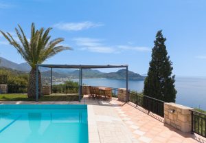 Souda Bay Loggia Pool mit Meerblick - Souda Bay Loggia Plakias