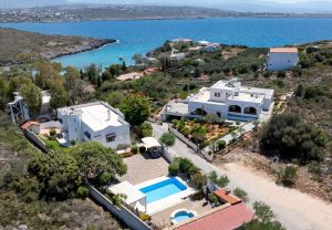 Lage über der Bucht von Tersanas - Villa Plumeria Tersanas Akrotiri Chania
