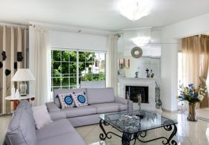 Wohnzimmer - Villa Plumeria Tersanas Akrotiri Chania