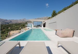 Villa Dione Pool mit Meerblick - Villen Dione Zeus Sellia Plakias