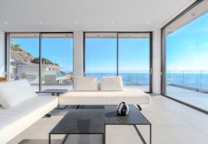 Villa Zeus Wohnzimmer - Villen Dione Zeus Sellia Plakias