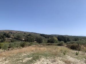 Panoramablick in die Landschaft - Baugrundstück bei Kalyves auf Kreta zu verkaufen
