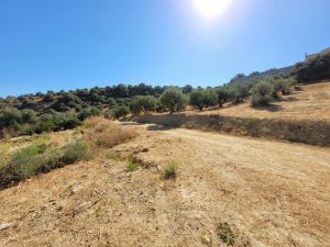 Grundstück in Höhenlage - Baugrundstück mit Baugenehmigung bei Chania auf Kreta zu verkaufen