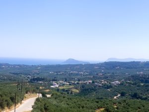 Traumhafter Meerblick - Baugrundstück mit Meerblick bei Maleme auf Kreta zu verkaufen