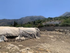 Grundstück am Hang - Baugrundstück beim Kournas-See auf Kreta zu verkaufen