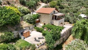Steinhaus mit Meer- und Bergblick bei Kissamos - Immobilie auf Kreta