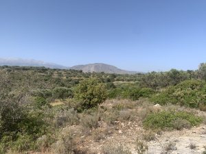 Panorama auf die Weißen Berge - Grundstück mit Panoramablick auf Akrotiri auf Kreta zu verkaufen