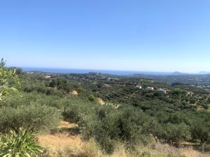 Traumhafter Meerblick - Großes Baugrundstück mit Meerblick bei Maleme auf Kreta zu verkaufen