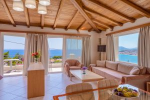 Juniorsuite mit Meerblick - Penny Luxury Apartments Kokkari Samos