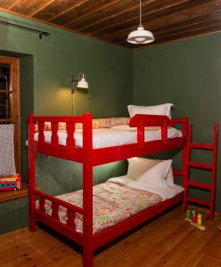 Kinderzimmer mit Etagenbett – Villa Evridiki, Agios Georgios Nileias, Pilion