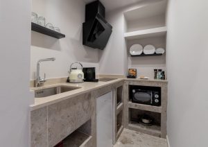 Kitchenette im Studio mit Balkon – 4 Living, Heraklion