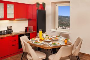 Küche – Villa Andromachi, Ano Gatzea, Pilion