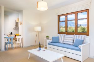 Lodge Ampelos – Wohnraum – Mikro Livadi Lodges, Episkopi bei Rethymnon