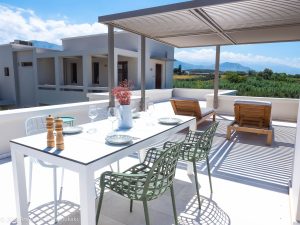 Lodge Elia – Dachterrasse – Mikro Livadi Lodges, Episkopi bei Rethymnon