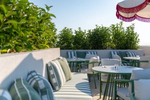 Lounge auf der Dachterrasse, Villa Coo Kos-Stadt
