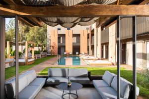 Lounge im Freien – Pilot Amphora Boutique Hotel, Georgioupoli