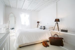Maisonette Schlafzimmer - Almyra Guest Houses Paraga Mykonos