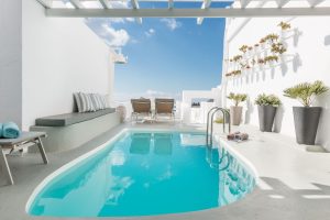 Master-Suite mit privatem Pool - On The Rocks Hotel Imerovigli Santorini