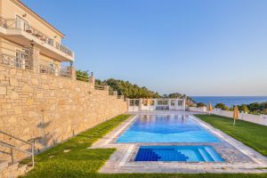 Pool mit Meerblick - Penny Luxury Apartments Kokkari Samos