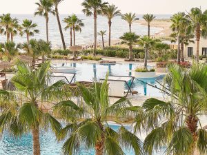 Pool mit Palmen - – Grecotel La Riviera, Kyllini