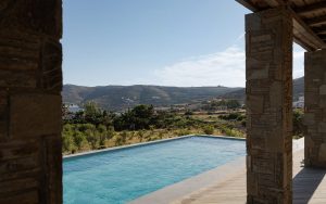Pool und Terrasse - – Andros Royal Villa, Gavrio