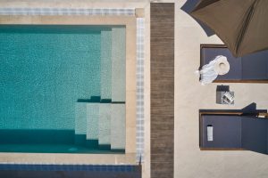 Poolbereich von oben – Villa La Lune - Zante Zen Villas Zakynthos