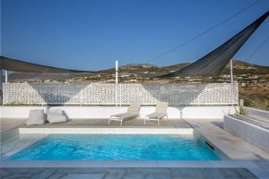 Privatpool der Villa 8 – Acres Sunset Residence, Paros