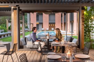 Restaurantterrasse – Pilot Amphora Boutique Hotel, Georgioupoli