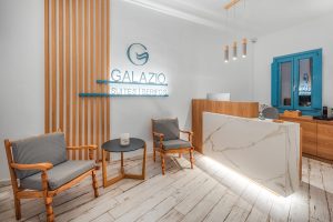 Rezeption – Galazio Suites, Livadakia