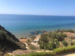 Sandbucht unterhalb des Hauses Eternity Kefalonia
