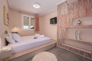 Schlafzimmer der Luxury-Wohnung - – Nikole’s Villas, Tyros