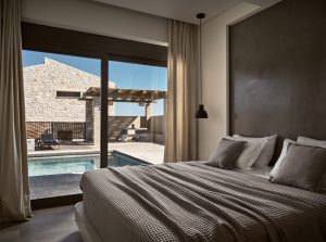 Schlafzimmer im Erdgeschoss – Villa La Soleil - Zante Zen Villas Zakynthos