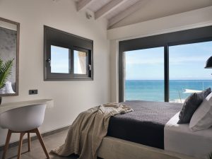 Schlafzimmer mit Meerblick – Villa La Lune - Zante Zen Villas Zakynthos