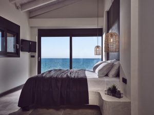 Schlafzimmer mit Meerblick – Villa La Mer - Zante Zen Villas Zakynthos